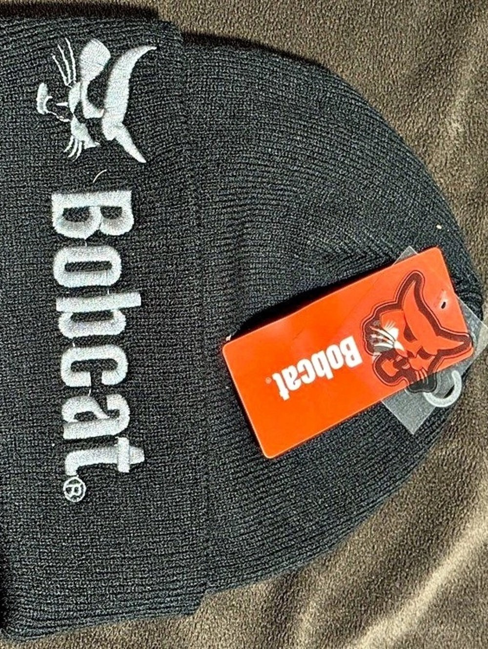 Bobcat Classic Bobcat Black Knit Beanie Embroidered Logo Beanie in Black NWT